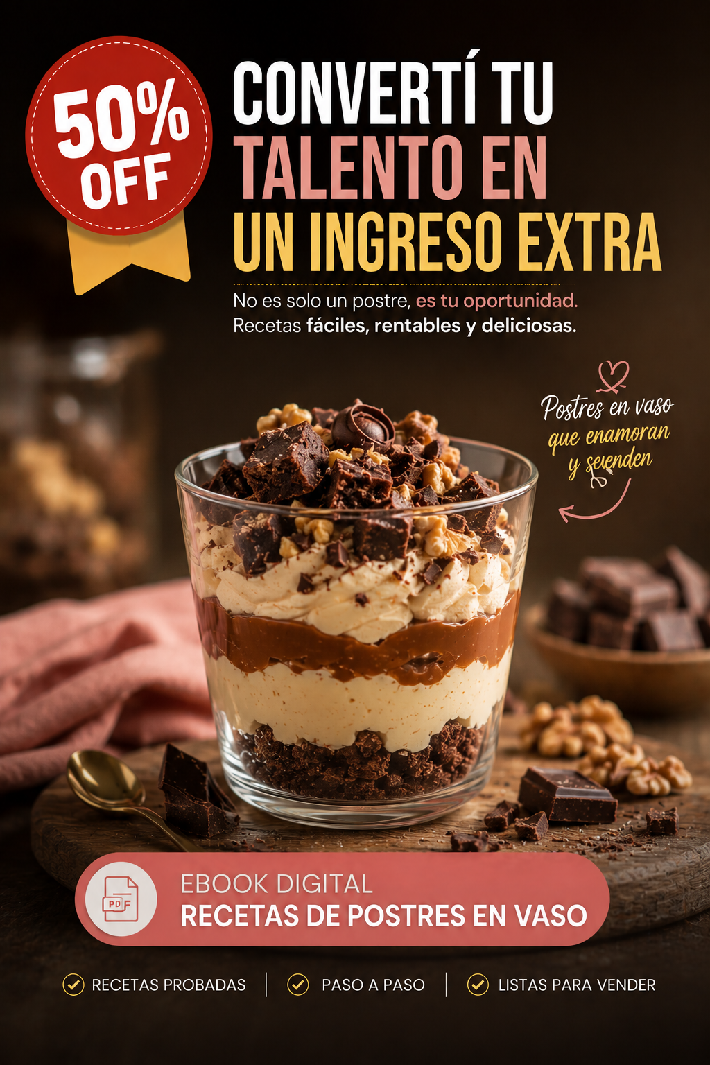 Postres que se venden solos